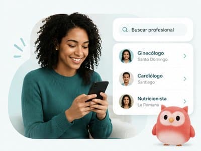 Paciente buscando un profesional de salud en Mirlodoc